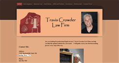 Desktop Screenshot of crowderlawfirm.com